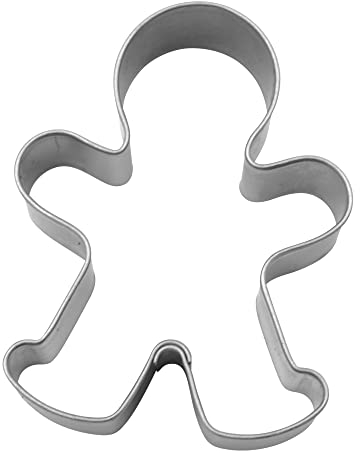 BekkiB - Molde para galletas de jengibre y jengibre (5 cm, acero inoxidable para hornear pan de jengibre y galletas, apto para lavavajillas - 3409