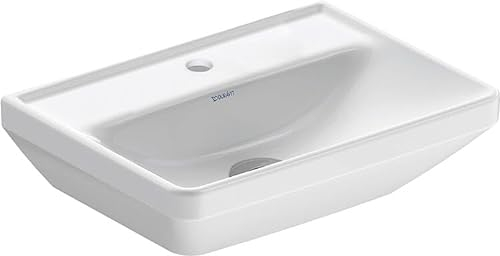 Duravit Handwaschbecken D-Neo 50x40cm, m ÜL, HLB, mit Hahnloch, weiß