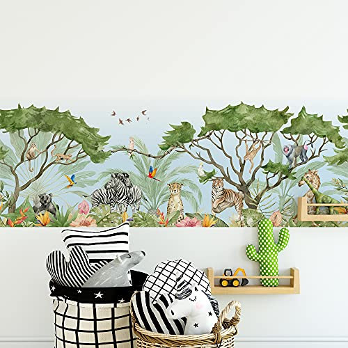 kina - SM0050 Wall Stickers Bands for Children's Bedrooms – Greek Savannah Graphics Protection and Decoration Walls, Furniture Covering, Tables and Cabinets, 30 x 130 cm