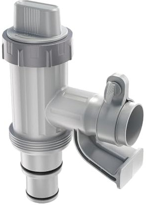 Generic Vannes à piston de piscine – Pièces de rechange pour piscine – Adaptateur de tuyau avec support de tuyau – Fournitures de piscine hors sol, valves à piston de piscine empêchent les fuites