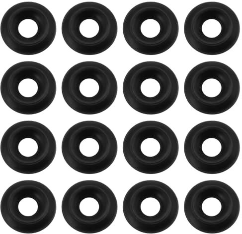 ECSiNG 250 Pezzi O-ring In Gomma Nitrilica 3mm OD 1mm ID 1mm Larghezza Larghezza Metrica Rondella Di Tenuta O-ring Rotonda Guarnizione O-ring Guarnizioni Occhielli Neri