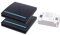 interruptor inteligente, Interruptores de luz de pared, Kit de Interruptor de Luz Inalámbricas, RF 433Mhz 240V interruptor inalambrico receptor, alcance de 100 m, 2 interruptores negros y 1 receptor