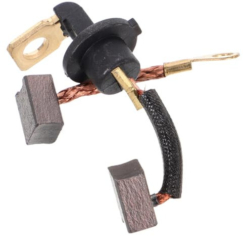 MUCKLILY Kit de Escobillas de Carbón para Motor Eléctrico 2 Piezas, Compatible con Arranque de 125 Centímetros Cúbicos para Motocicletas Atv y Buggy, Repuesto Duradero de Metal para Uso