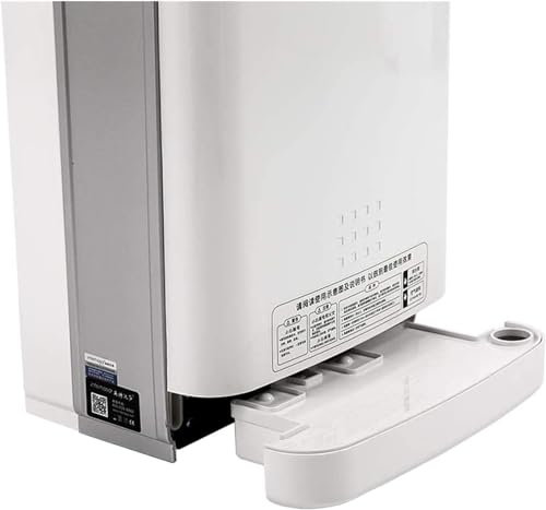 Asciugamani Automatico, asciuga Mani Commerciale, Doppio Verticale Sottile per Uso Commerciale, Elettrico a Parete ad Asciugatura Rapida per WC, per Servizi igienici Commerciali (Grigio)