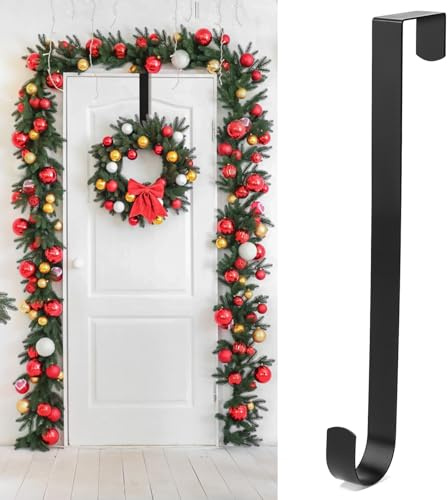 Dntorx Crochet de suspension pour couronne de Noël de 30,5 cm pour couronne de porte d'entrée de Noël, couronnes de mariage, décorations d'intérieur (lot de 1)