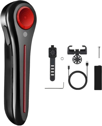 mua&mua Luce Posteriore Bici LED, 6 Modalità di Illuminazione, Ricarica USB-C, 60 Ore di Autonomia, Impermeabile IP65