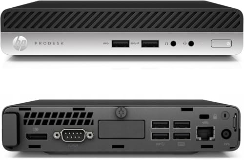 HP ProDesk 400 G3 Mini Computadora de Sobremesa, Intel Core i5-6500, 8 GB de RAM, 256 GB de SSD, WiFi, Bluetooth, Senza tastiera e Mouse, Windows 11 Pro (reacondicionado)
