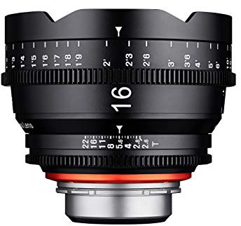 XEEN Cinema 16mm T2,6 PL Vollformat Objektiv MF Cine Video Lens für hohe Auflösungen mit Follow Focus Zahnkränze