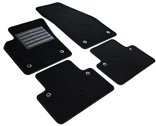 MDM SP-3852 Fußmatten Velours Autoteppich passend für Volvo V50 / C30