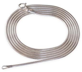 Fly Style Schwere Schlangen Kette aus massiv 925 Silber Schmuck Halskette - Silber Kette - Silberkette Ohne Anhänger