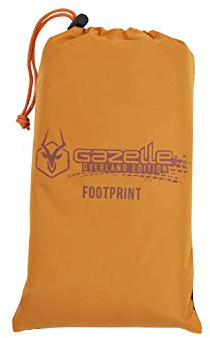 Gazelle Tents™, T3X Tent Footprint, 300D, Waterproof Ground Tarp, 4 Tack Down Stakes, GA108