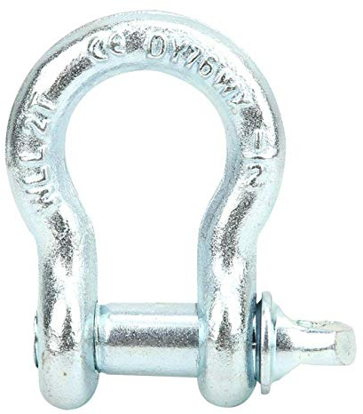 EVTSCAN G209 Legierter Stahl Schwerlast-Bogenschäkel Marine Hebe-D-Ring-Schäkel(6.5t)