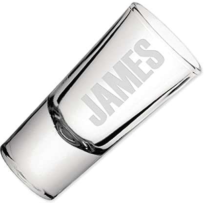 Personalised Custom Shot Shooter Glass Name Initials Single 25ml Birthday For Tequila Rum Gin Whisky Wedding Favour Stag Hen Do