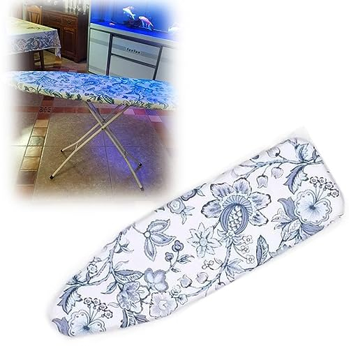 EMENAR Bügelbrettbezug Bügelbrett Ersatzbezug 90x30cm 100x34cm 110x34cm 120x38cm Bügelbrett Bezug Mit Bezugsspanner Hitzebeständig (Size : 120x38cm(48x15in))