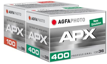AgfaPhoto APX Kit de Test 100/400 ASA Noir et Blanc
