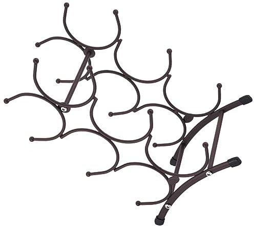 TOGEVAL Porte-Bouteille De Vin Garde-Manger Pliable Vin Casier À Bière Refroidisseurs De Bouteilles De Vin Casiers À Vin Stands Verres À Vin Flottants Présentoir Porte-Vin Grand