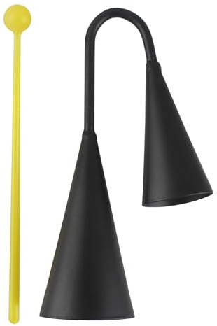 Cowbell Tool - Kuhglock Music Instrument, Crispy Instruments, Music Cow Bell Made av Metal | Ergonomisk barnfestassistans för trummor, fas, prestanda, improvisation, istru
