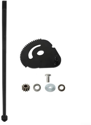 Bulevisiter Conjunto de eje de barra de dirección de cortacésped 738-0919B Kit de repuesto de engranaje de dirección con conjunto de buje para accesorios de cortacésped