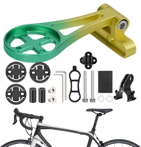 Generisch Soporte para ordenador de bicicleta, soporte para manillar de bicicleta, ajustable, para desplazamientos, recorridos, navegación, seguimiento