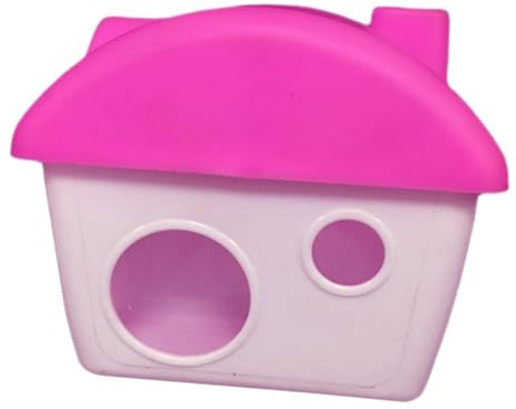 BESTonZON Casa Criceto in Plastica per Piccoli Animali Design Delicato e Sicuro, come Rifugio Rilassante per Criceti, Cincillà e Altri Piccoli Animali