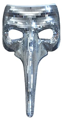Accesorio de cara de pico de nariz larga para Halloween, bailes de máscaras y eventos temáticos, suministros de decoración de disfraces, Halloween, cosplay