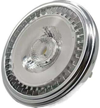 YSJX Lights, Pack of 4, LED Grille Light G53 10W/12W AC220V Dimmable AR111 LED Spotlight Light Source, Household Bulbs(White,10w)