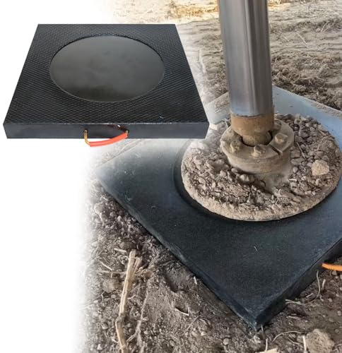 1 Stück Abstützplatten Unterlegplatten, Kranplatten, Kranabstützplatten, Stützenplatte mit integriertem Tragegriff, für Schutz des Bodensfür Schutz des Bodens(Size:Thickness:3cm+L:30 x W:30cm + 1Pcs)