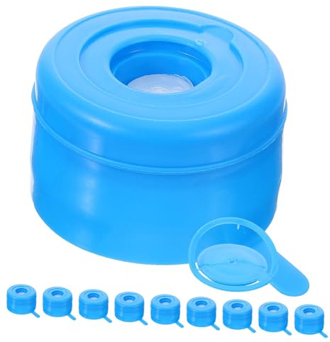 IWOWHERO 10 Pezzi Tappi di Ricambio per Brocca d Acqua in Plastico Blu, Facili da Sostituire di Perdite, per Uso Domestico e Ufficio