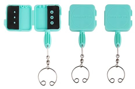 ZYHARUKO Multi-Line Knotenassistent mit Etui & Widerhakenschutz für verletzungsfreies Angeln auf Booten Reisen Salzwasser Angelhaken binden