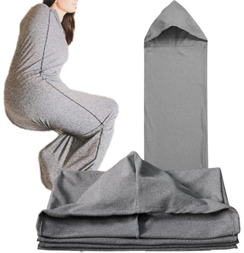Sleep Pod, Compression Sleep Sack for Adults, Wearable Blanket Sleeping Bag, Ultra-Lightweight Wearable Blanket, Sensory Sleep Pod for Adults, Indoor Outdoor Use