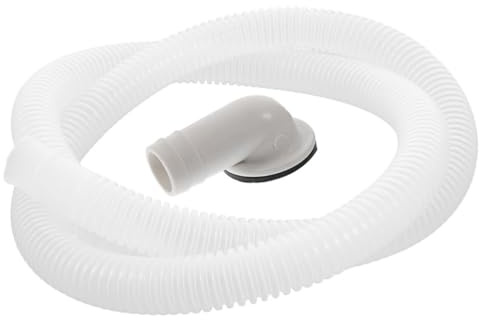 Cabilock Manguera de Drenaje para Aire Acondicionado con Codo de 20 MM y Tubo de Vinilo Transparente de 2 Metros, Kit para Unidades Portátiles Ventana, Accesorio de Desagüe para