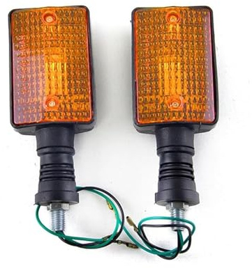 SQNYDH Moto Indicadores Luz Intermitente Trasera Para Motocicleta Para Yamaha XT350, XT600, XT550, XT250, XT 350, 600, 550 Y 250 Intermitentes Luz De Señal De Giro