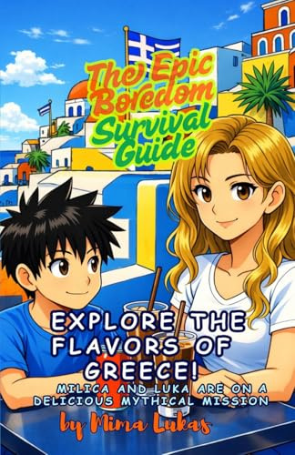 EXPLORE THE FLAVORS OF GREECE!: Safe Children's Cookbook (No Raw Meat or Eggs) Featuring Comic Step-by-Step Guides to Traditional Greek Recipes. (Epic Boredom Survival Guidebooks)