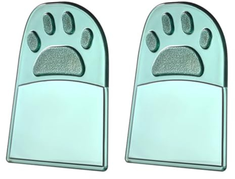 Toyvian 2 Pièces Lève-abattant de Toilette en Plastique Vert Poignée Pratique pour Réduire le Contact, Accessoire de Toilette pour Salle de Bain et Wc