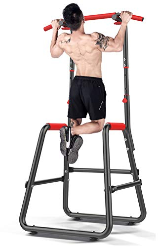 Multifunktionale Power Tower Pull-Up-Dip-Station Höhenverstellbare Sportstange für Heimgymnastikgeräte für den Innenbereich