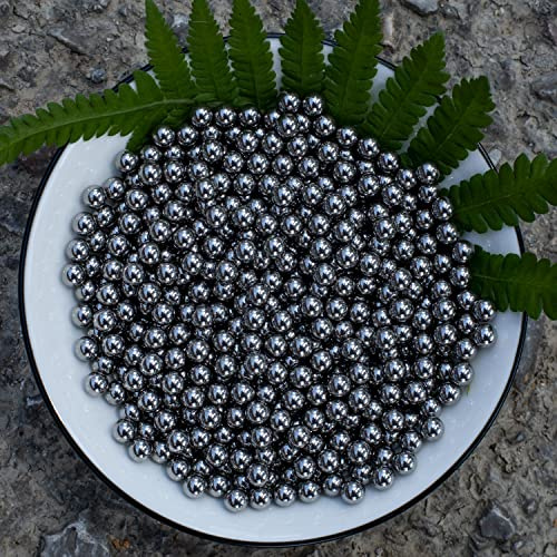 Agidea 200 Stück Nagellack-Rührkugeln, 316 Edelstahl-Kugellager-Kugeln, ätherisches Ölmischer, korrosionsbeständige Farbmischkugeln, 5 mm/ca. 0,5 cm