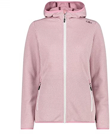 CMP Damen Hoodie Jacke, Fard-Bianco, 36