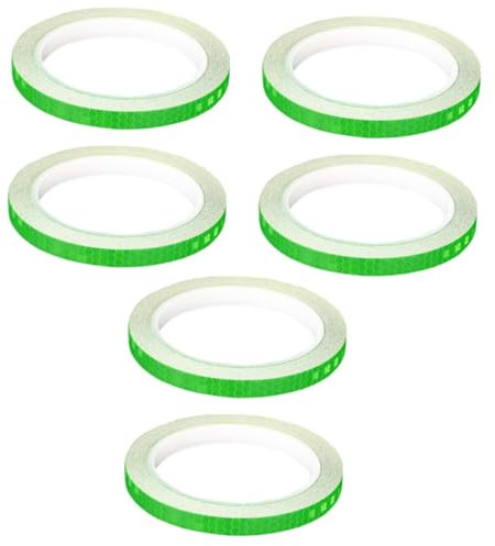Kisangel 3er-sets Für Fahrraddekor: Reflektierendes Aufkleberband 2 Fahrradfelgenaufkleber Reflektierende Klebebandstreifen Für 2 Stück * 3