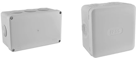 Debflex 718050 Electrique Exterieur-Boîte de dérivation étanche en saillie carrée IP55 & Boite de derivation electrique - etanche exterieur - IP55 85X85 - Debflex - 718806 - Polypropylène