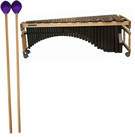 UPKOCH Marimba Schlägel Gummischlägel mit Holzgriff Robuste Drumsticks für Live Auftritte Schwerer Percussion Schlägel für Damen und Herren Umweltfreundliches Pressholz Angenehmer Griff