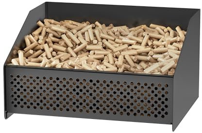 Xtsuen Cestello per pellet/pellet bruciatore per caminetto/poele ed esterni, 30 x 25 x 17 cm, 2,3 kg, versione aggiornata