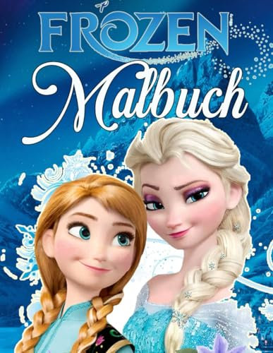 Malbuch: Eiskönigin Malbuch 2 für Kinder und Erwachsene. Ein tolles Geschenk für Jungen und Mädchen ab 4-8