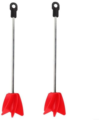 Fauhapyway Paint Mixer Drill Attachment Steel Epoxy Resin Mixing Paddle With ABS Head For Latex Paint Stirring 11.8 Inch 2 Pack