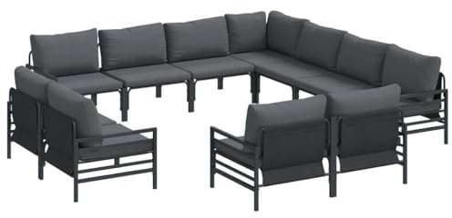 vidaXL Das Outdoor-Möbelset ist perfekt für deinen Garten, Deine Terrasse oder deinen Balkon. Ideal zum Entspannen draußen auf der Terrasse oder Veranda oder um in der Sonne einen Snack zu genießen.