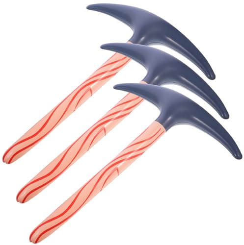 Homoyoyo 3er Pack Aufblasbare Spitzhacke, Realistische Simulation Gefälschte für Partys, Halloween Dekoration, Karneval Festaccessoire, Bunte Spiele Dekoration für KreativitäT Und Spaß