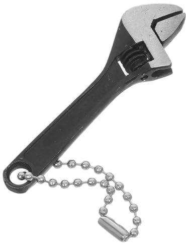 Cabilock Mini Adjustable Spanner 2.5 Inch (68mm) Electrophoresis Black Compact Multi-Function Pocket Wrench for Electronics and Bicycle Repair