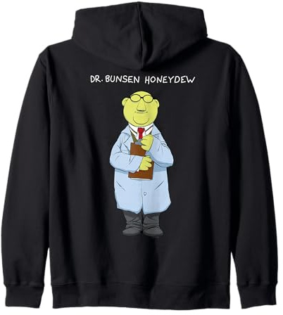 Disney The Muppets Dr. Bunsen Honeydew Muppet Labs Big Pose Zip Hoodie