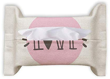 Papierhandtuch / Taschentuchbeutel / Serviette / Bumf, mit Liebeszitat, Pink