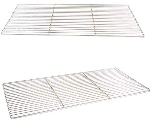 Grillrost 65 x 40 cm aus Edelstahl rostfrei und elektropoliert