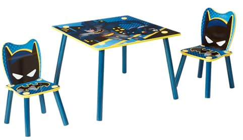 Batman - Set aus Tisch und 2 Stühlen für Kinder